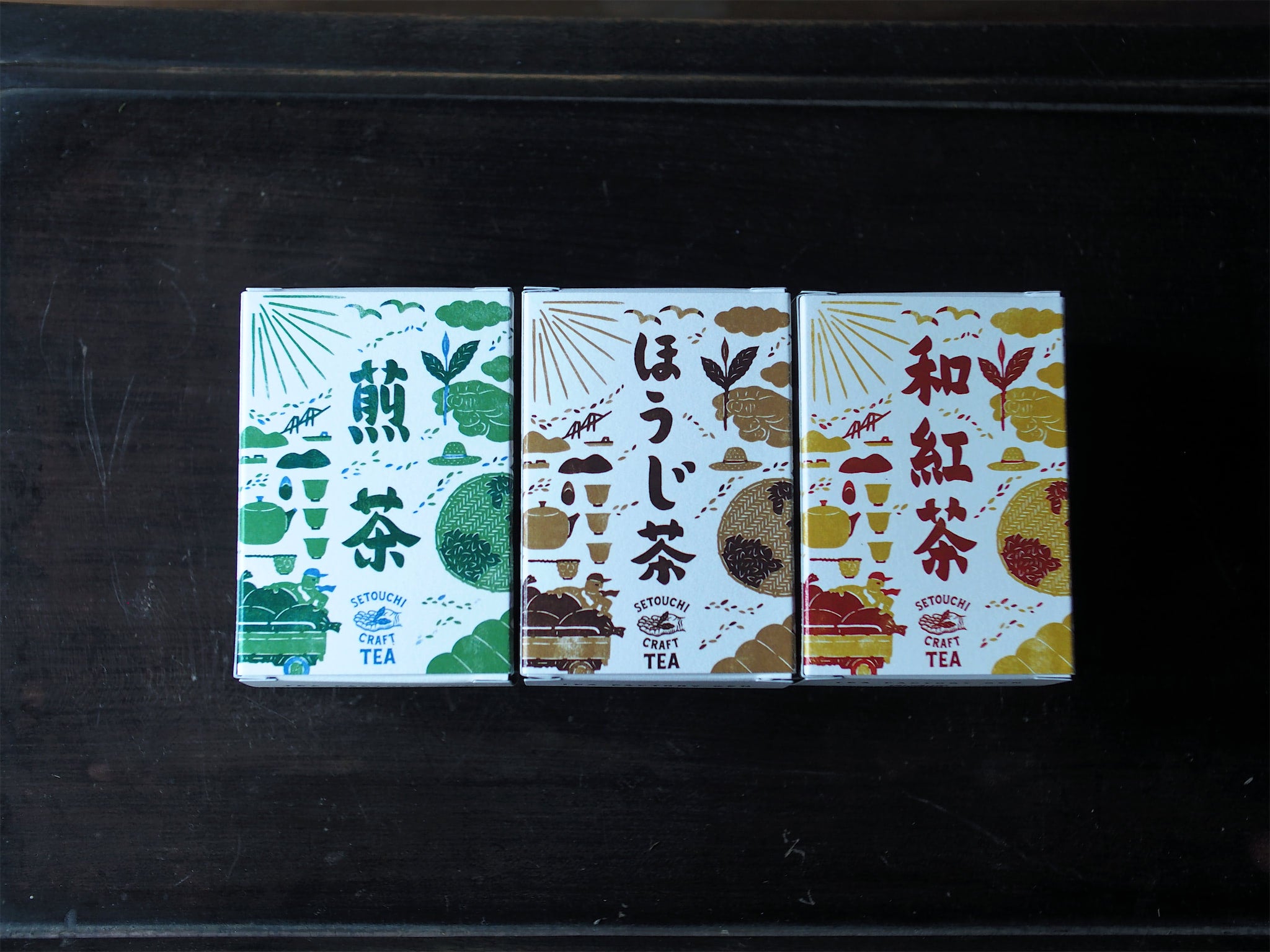 瀬戸内クラフトティー3点セット – TEA FACTORY GEN